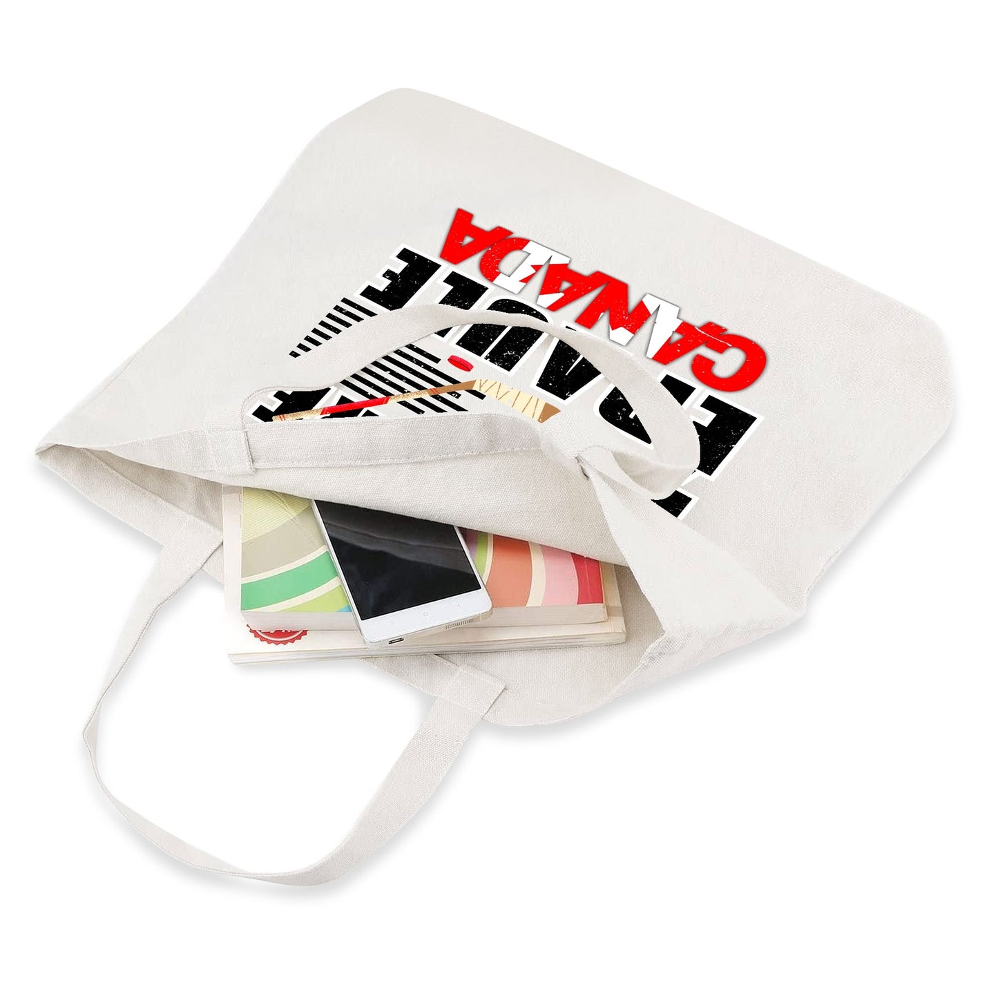 Standing Up For Canada | 100% Cotton Tote Bag (Single-sided Print)