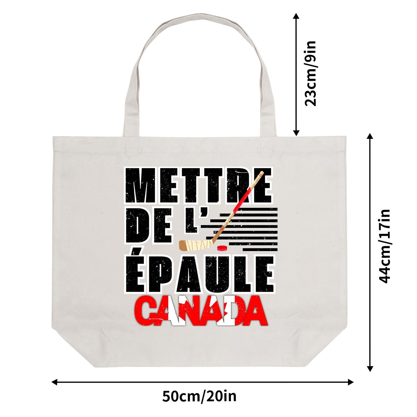 Standing Up For Canada | 100% Cotton Tote Bag (Single-sided Print)