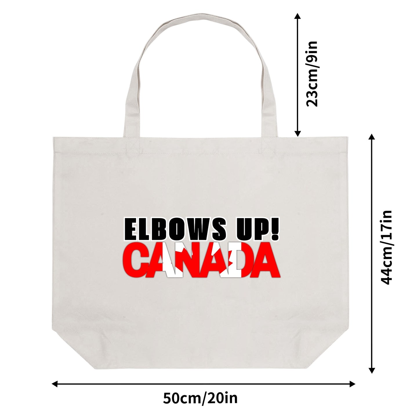 Standing Up For Canada | 100% Cotton Tote Bag (Single-sided Print)