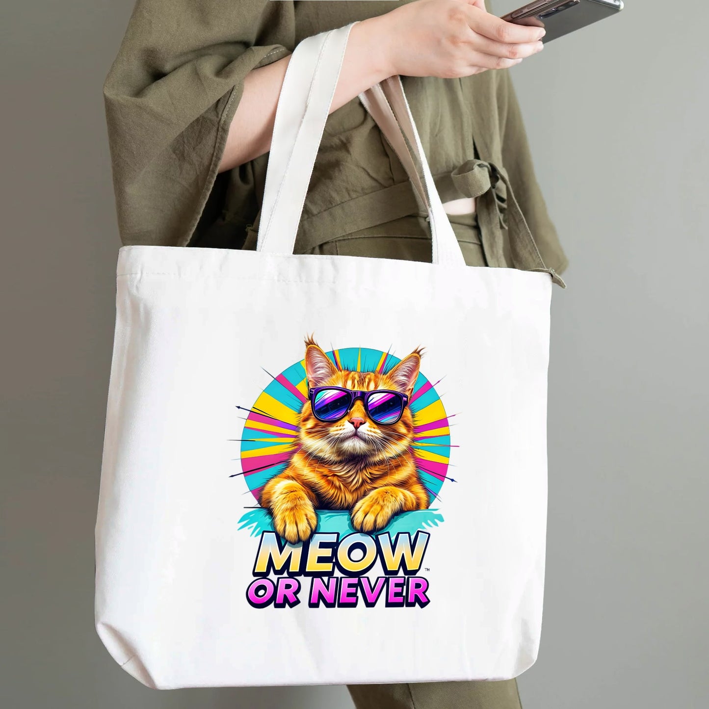 Dogs and Cats | 100% Cotton Tote Bag (Single-sided Print)