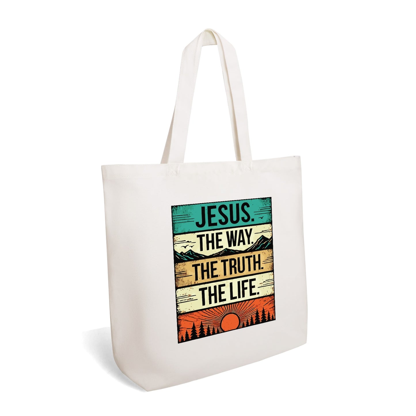 Scripture Totes | 100% Cotton Tote Bag (Single-sided Print)