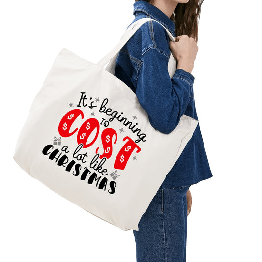 Fun & Funny Christmas Totes | 100% Cotton Tote Bag - Eco-Friendly