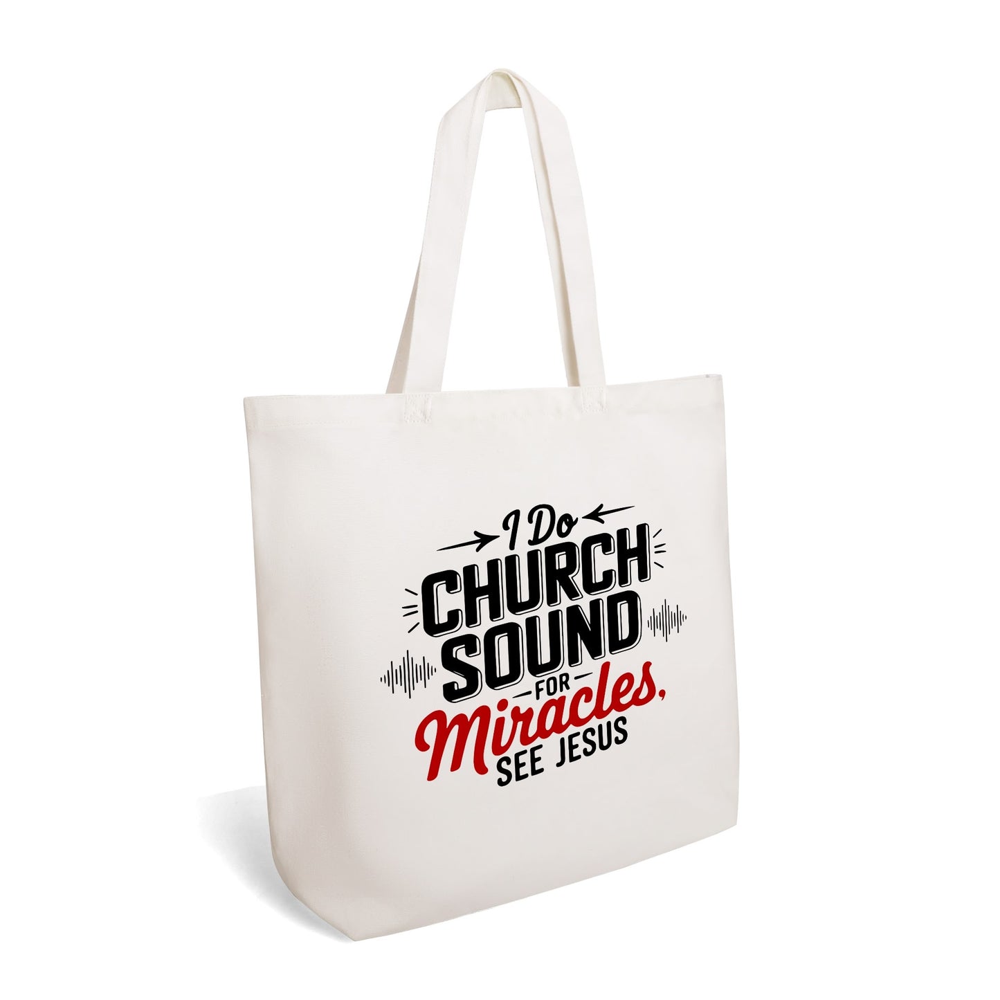 Christian Life | 100% Cotton Tote Bag (Single-sided Print)