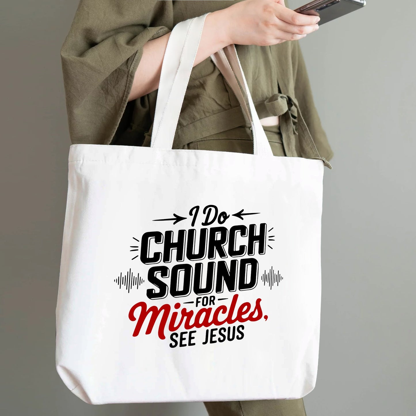 Christian Life | 100% Cotton Tote Bag (Single-sided Print)