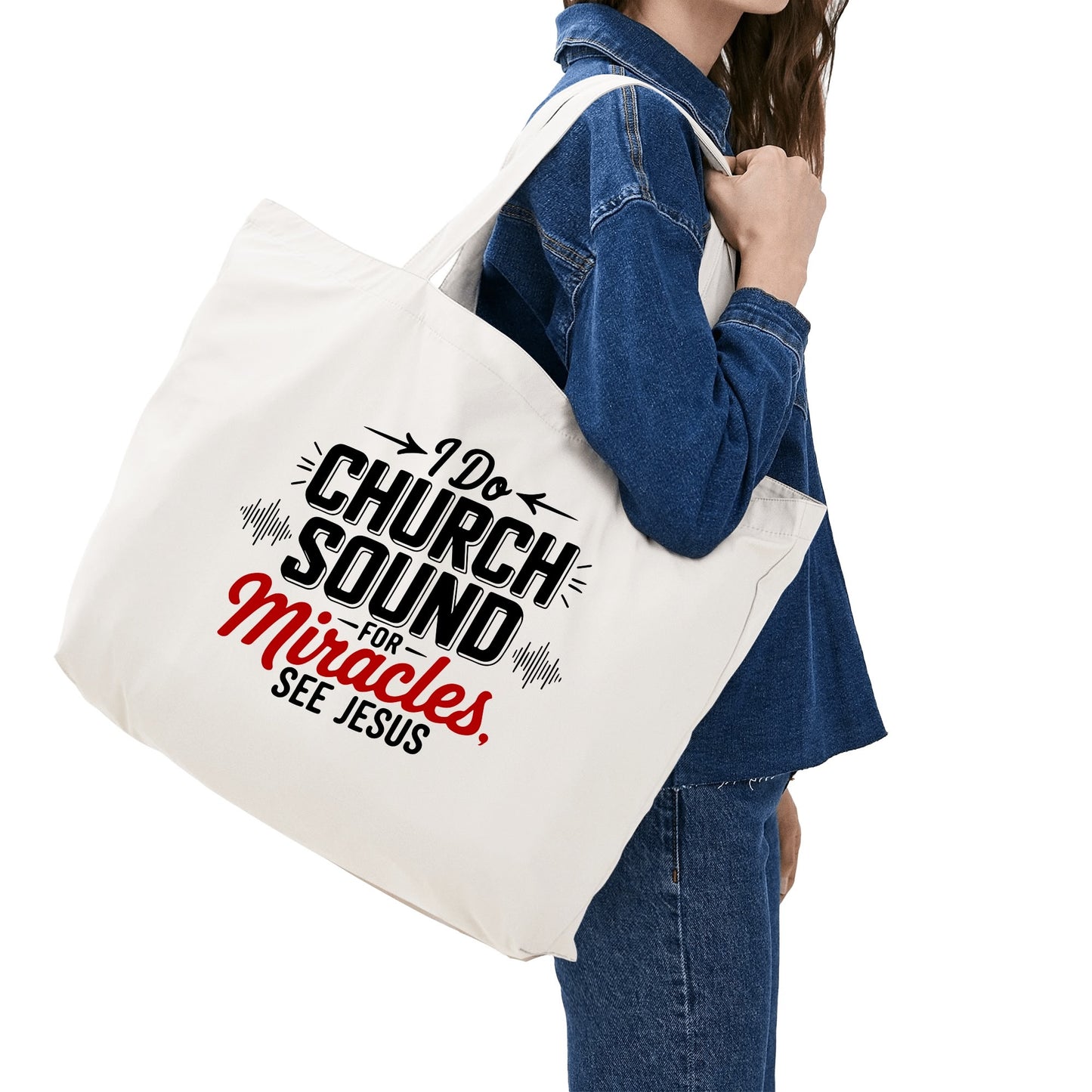 Christian Life | 100% Cotton Tote Bag (Single-sided Print)