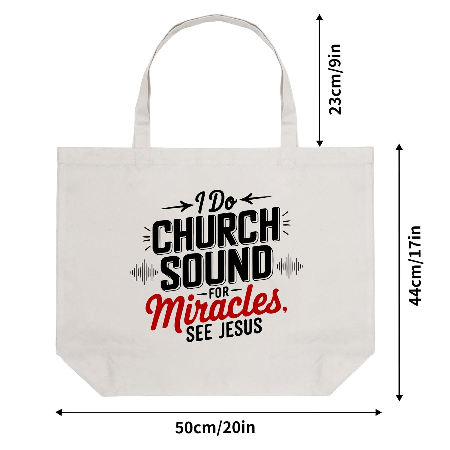 Christian Life | 100% Cotton Tote Bag (Single-sided Print)