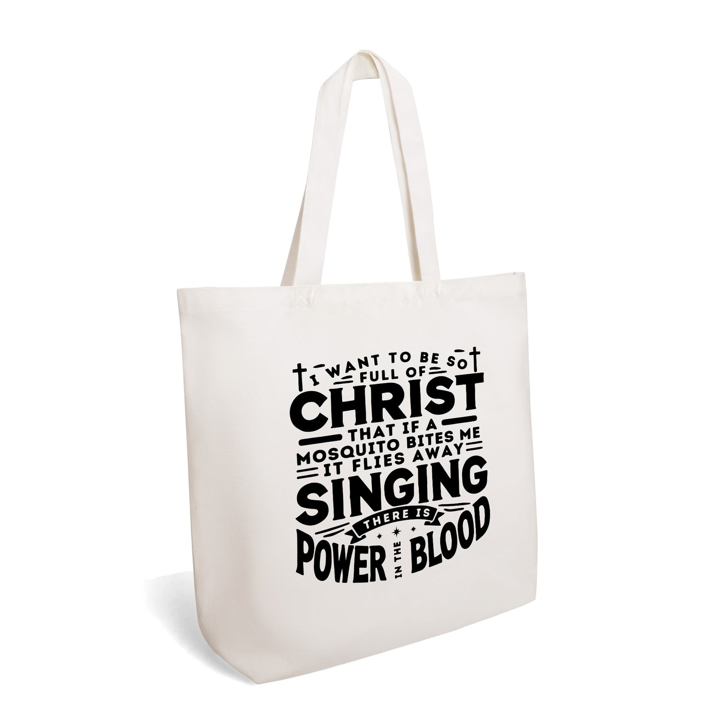 Christian Life | 100% Cotton Tote Bag (Single-sided Print)