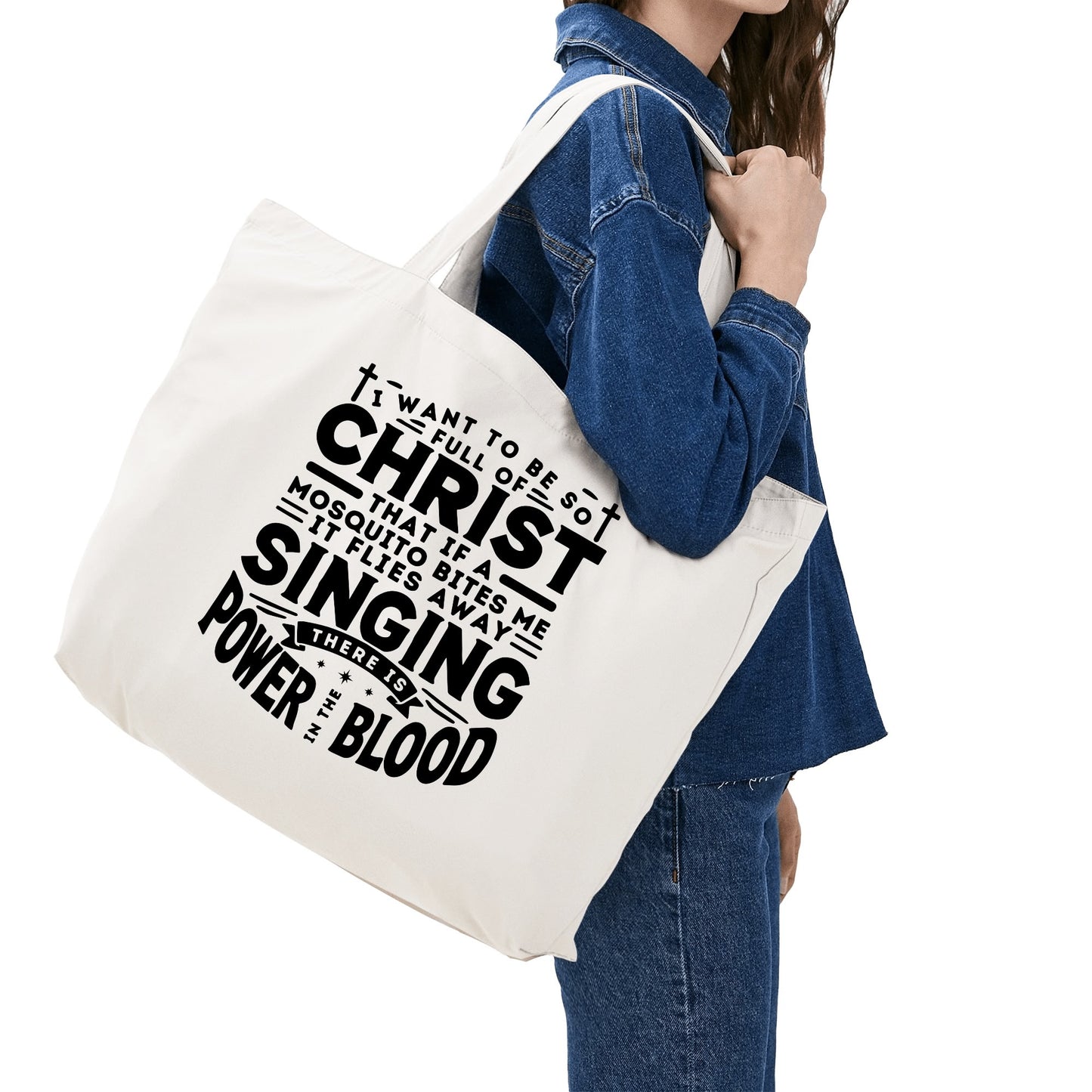 Christian Life | 100% Cotton Tote Bag (Single-sided Print)