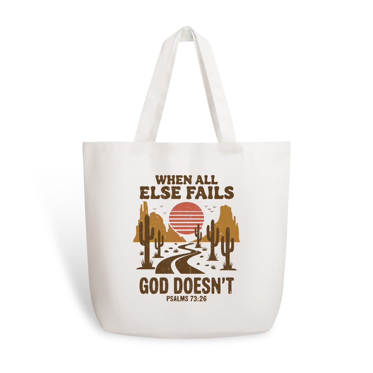 Scripture Totes | 100% Cotton Tote Bag (Single-sided Print)