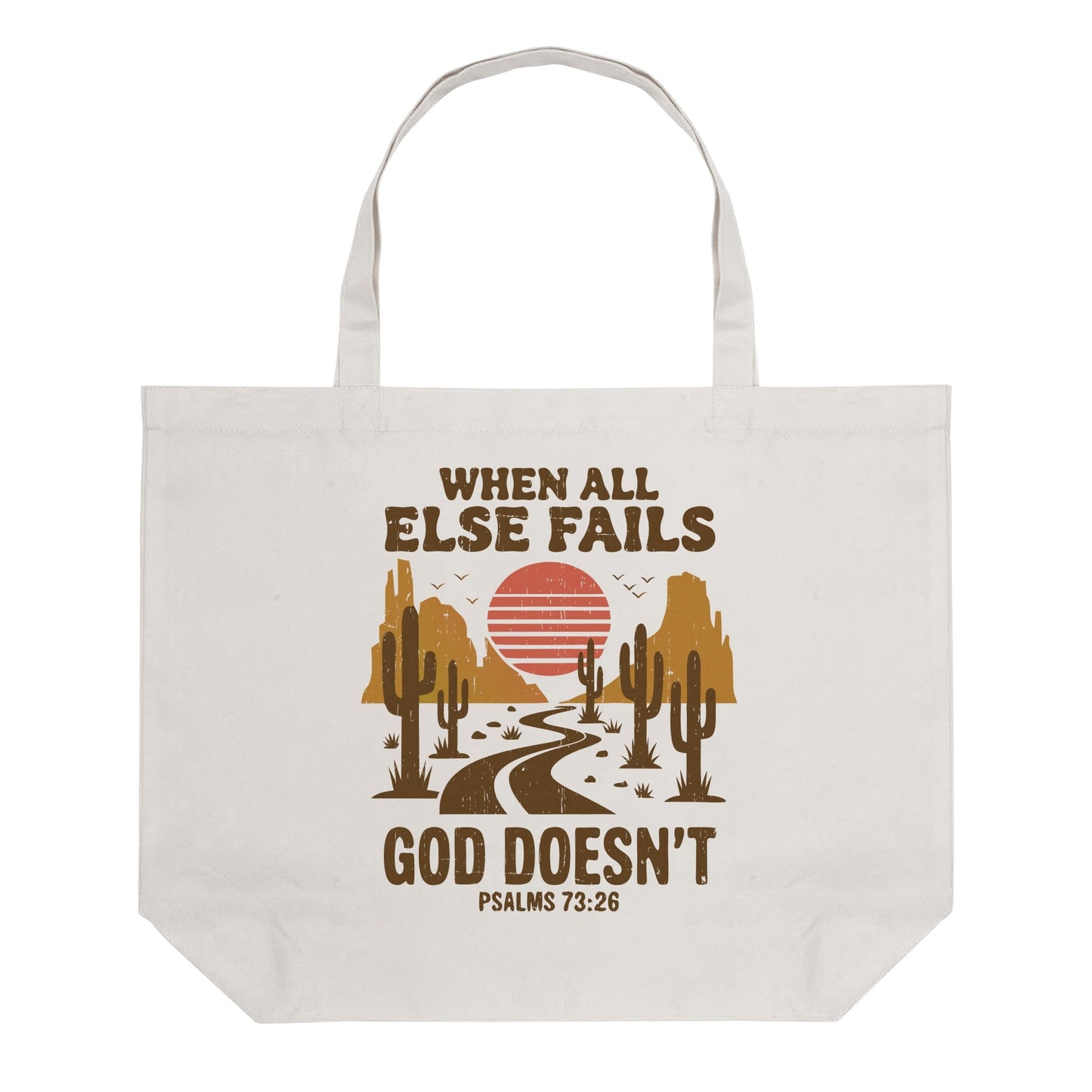 Scripture Totes | 100% Cotton Tote Bag (Single-sided Print)