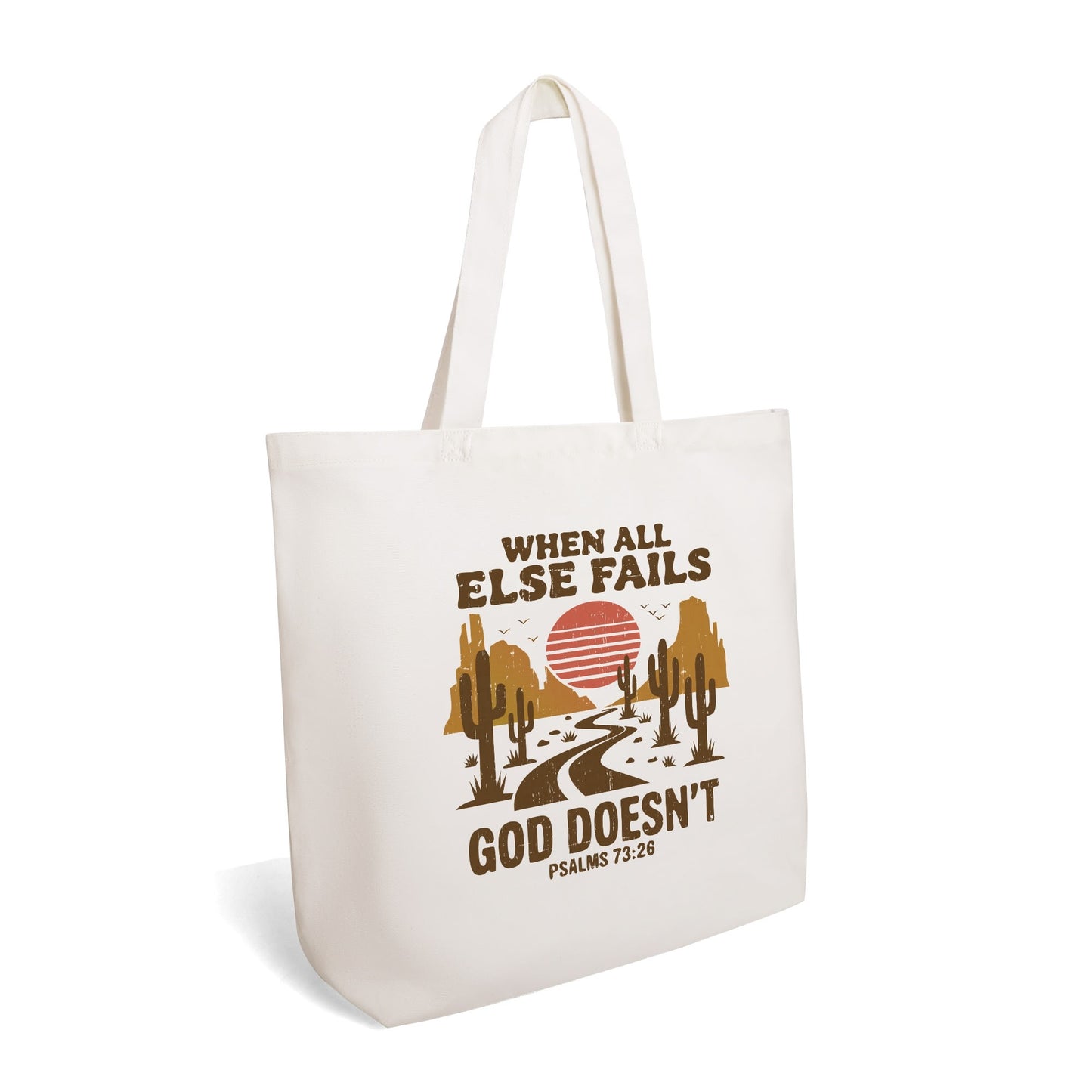 Scripture Totes | 100% Cotton Tote Bag (Single-sided Print)