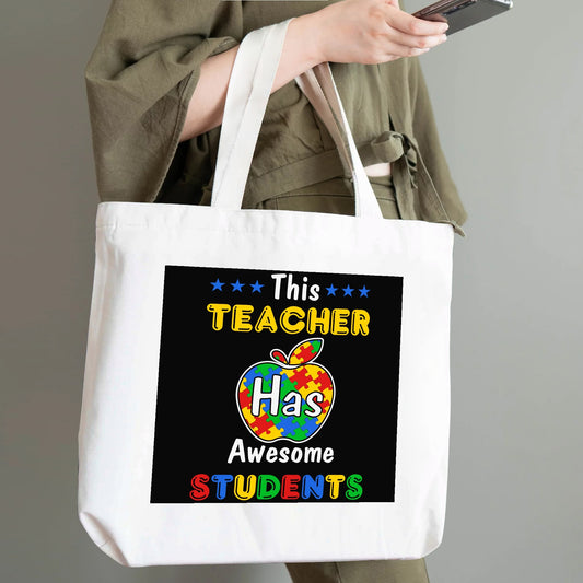 Teacher Carryall | 100% Cotton Tote Bag - Eco-Friendly
