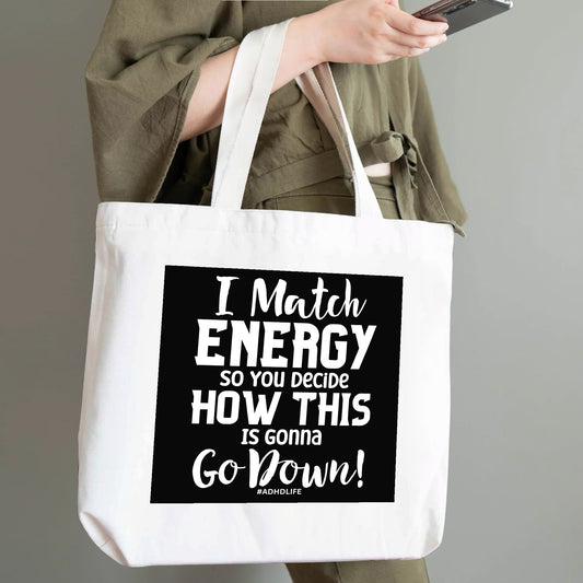 ADHD FUN | 100% Cotton Tote Bag - Eco-Friendly