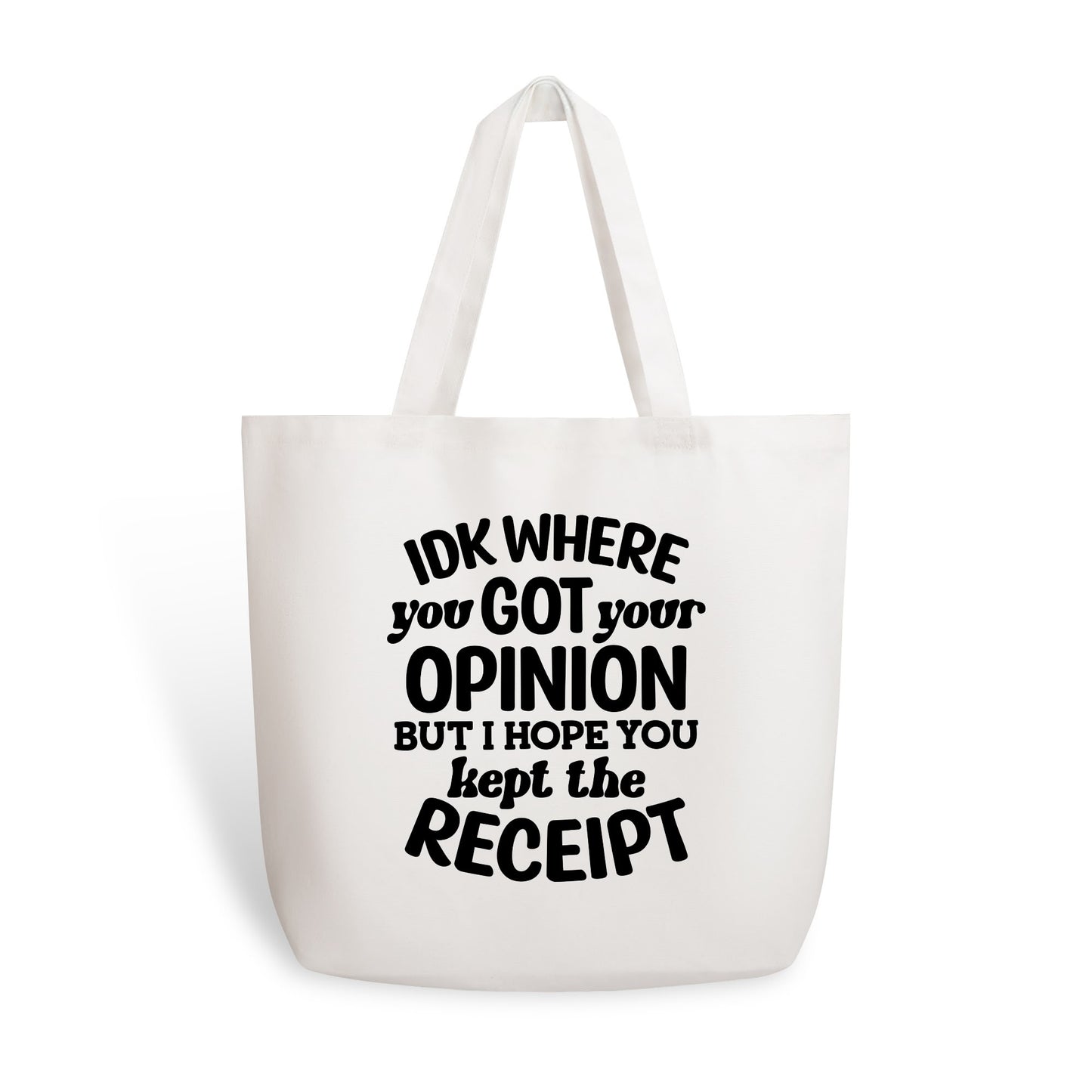 Funny And Sarcastic Totes | 100% Cotton Tote Bag (Single-sided Print)