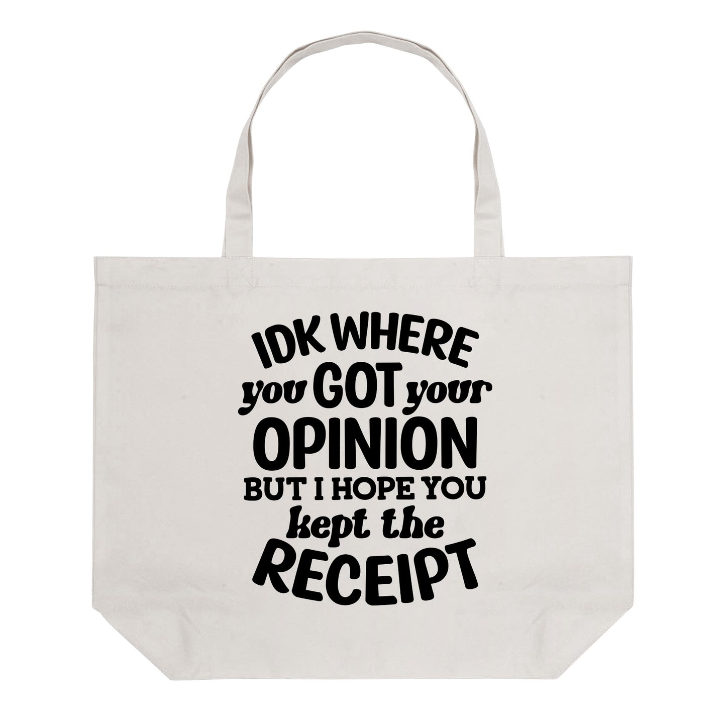 Funny And Sarcastic Totes | 100% Cotton Tote Bag (Single-sided Print)