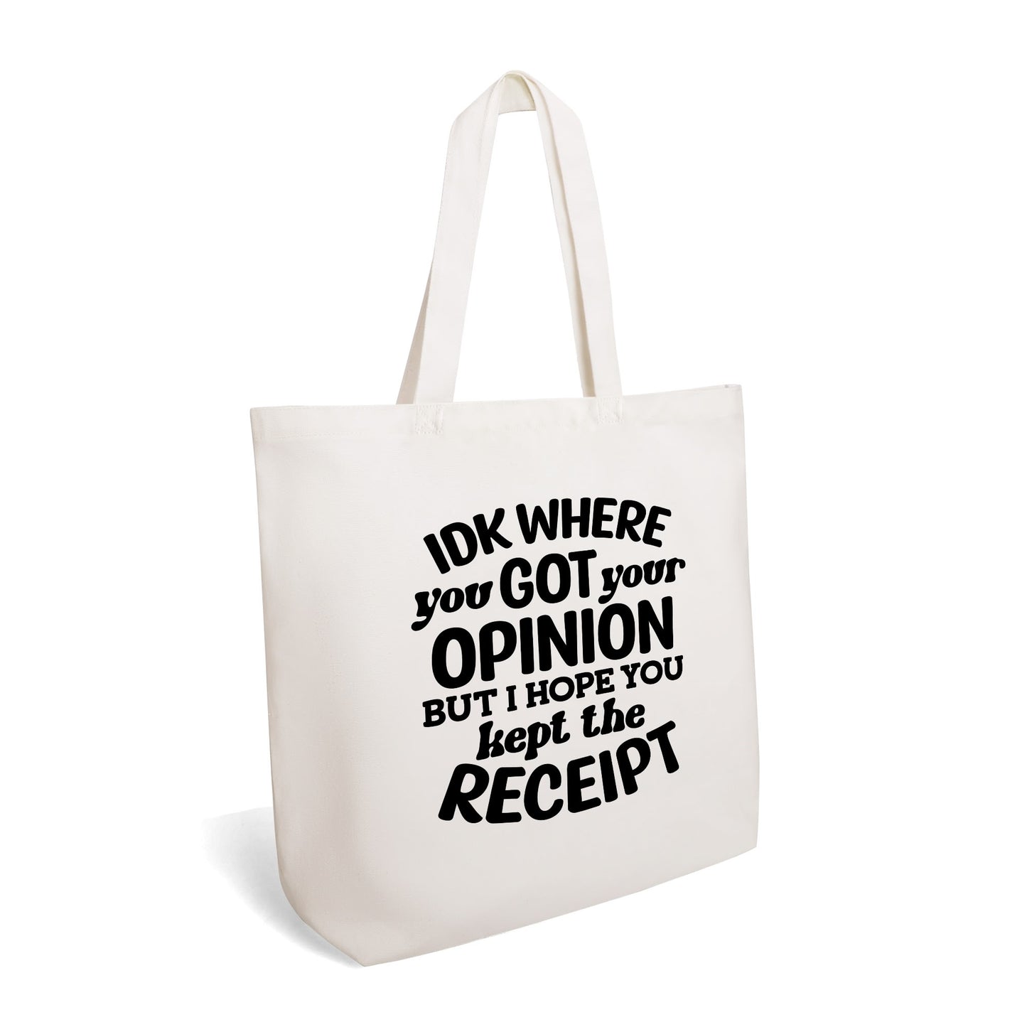 Funny And Sarcastic Totes | 100% Cotton Tote Bag (Single-sided Print)