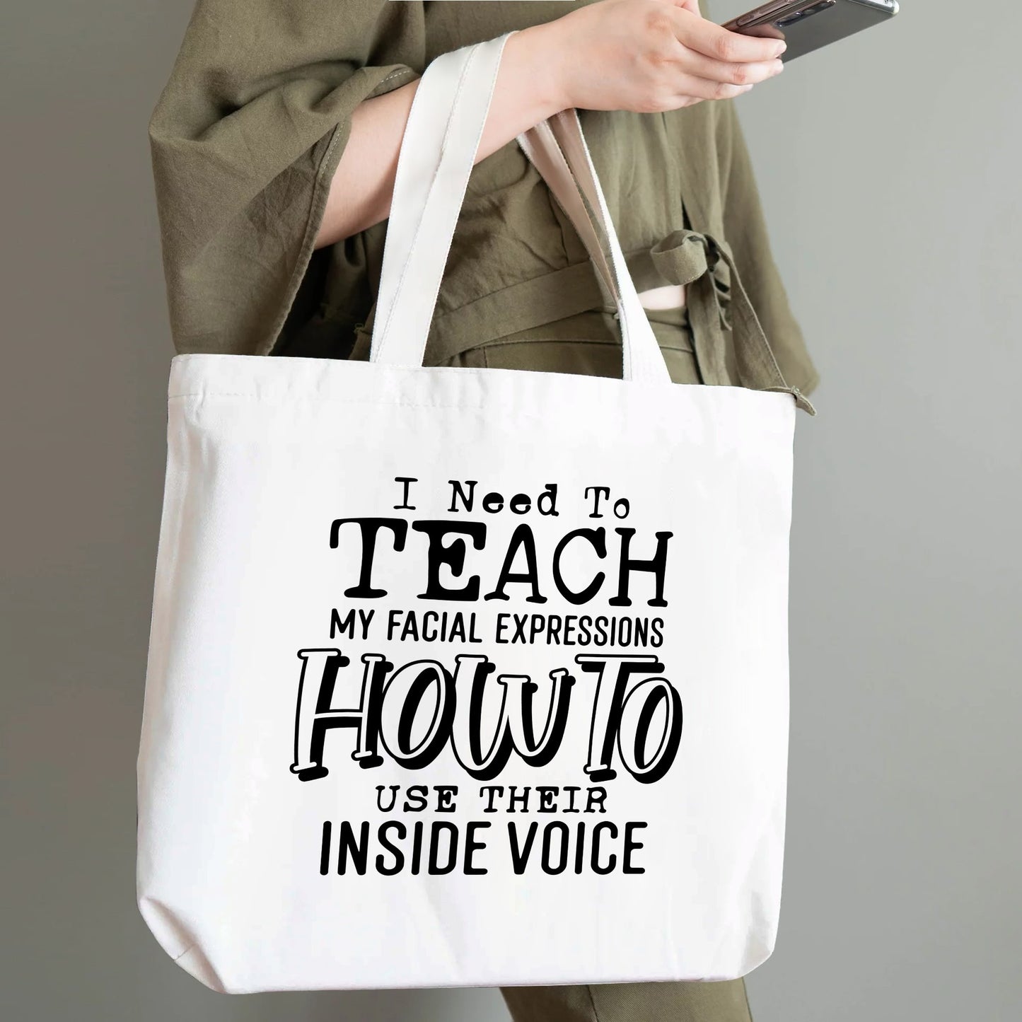 Funny And Sarcastic Totes | 100% Cotton Tote Bag (Single-sided Print)