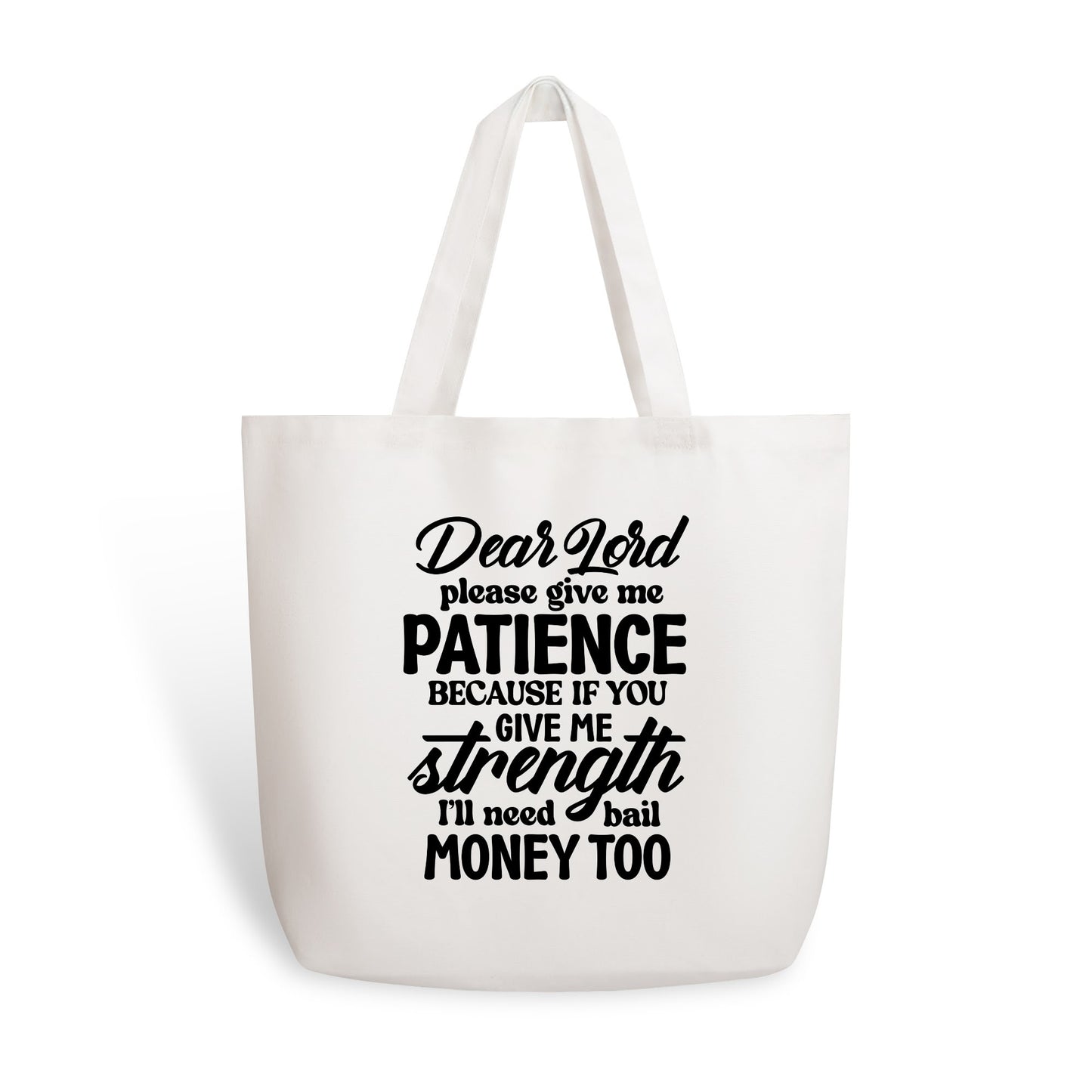 Funny And Sarcastic Totes | 100% Cotton Tote Bag (Single-sided Print)