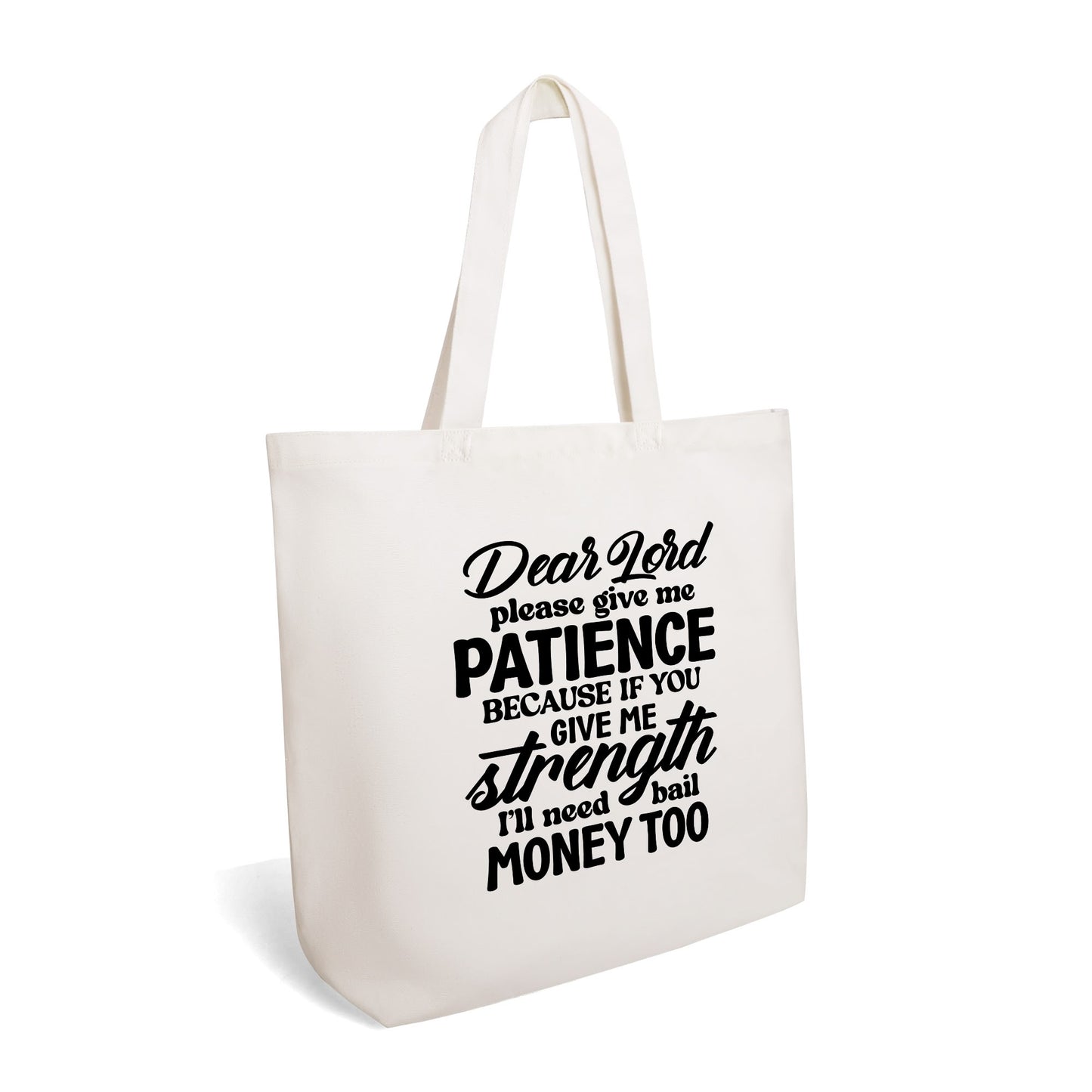 Funny And Sarcastic Totes | 100% Cotton Tote Bag (Single-sided Print)