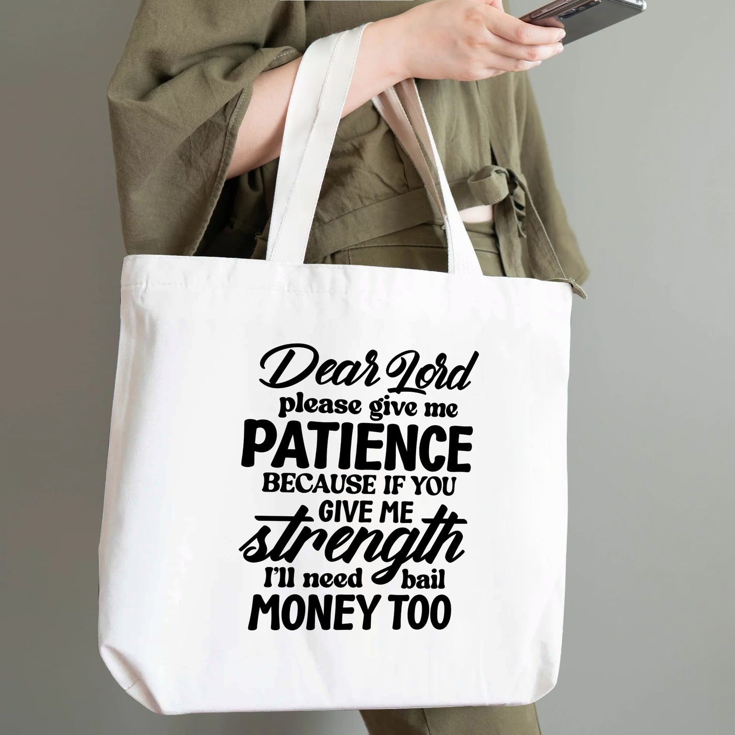 Funny And Sarcastic Totes | 100% Cotton Tote Bag (Single-sided Print)