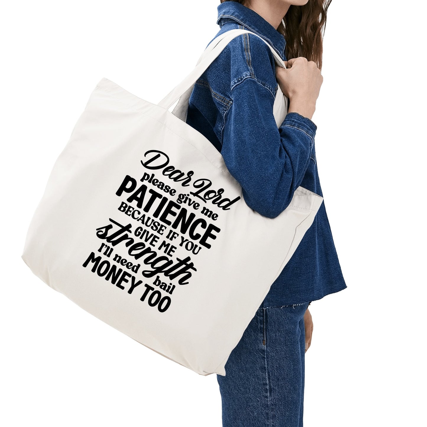 Funny And Sarcastic Totes | 100% Cotton Tote Bag (Single-sided Print)