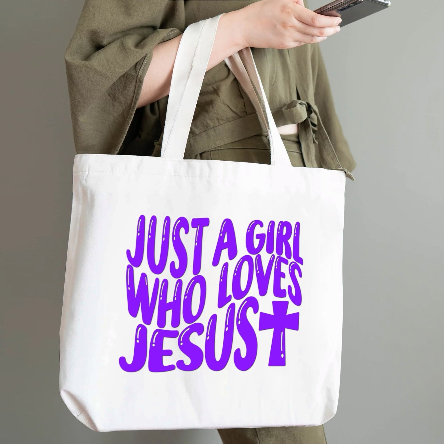 Christian Life | 100% Cotton Tote Bag (Single-sided Print)
