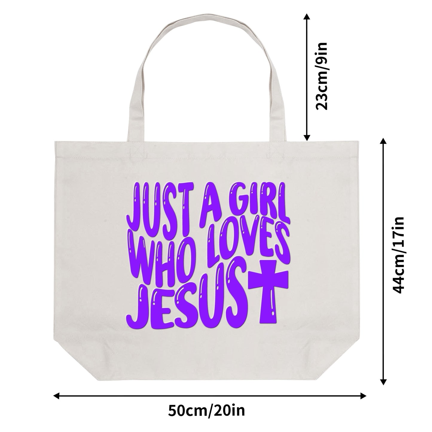 Christian Life | 100% Cotton Tote Bag (Single-sided Print)