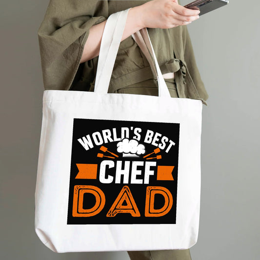 Chef - 100% Cotton Tote Bag - Eco-Friendly