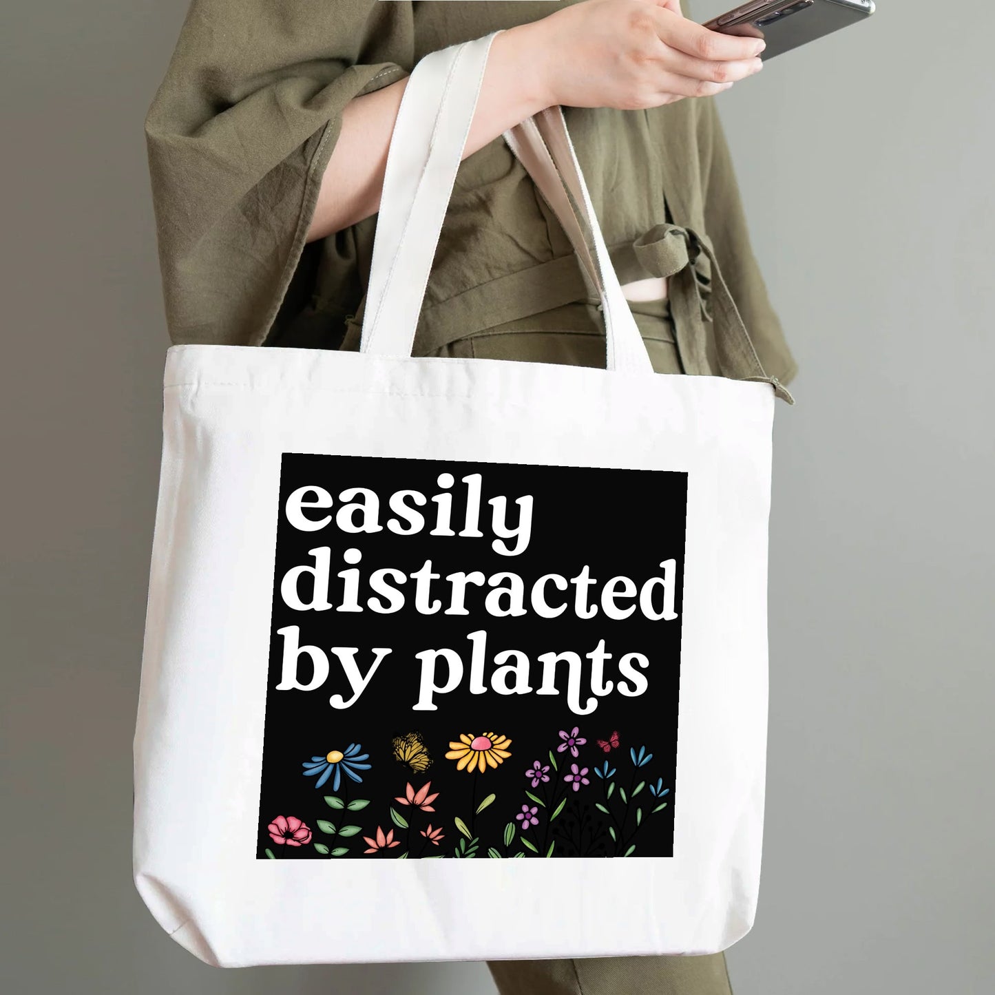 Gardening Fun | 100% Cotton Tote Bag (Single-sided Print)
