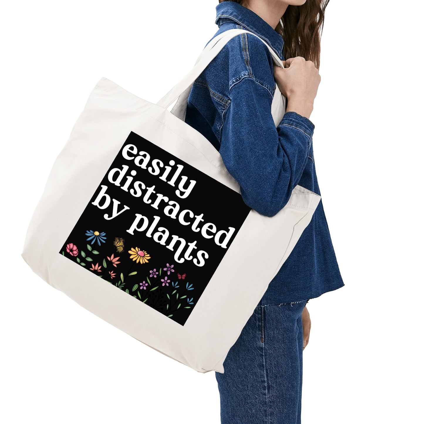 Gardening Fun | 100% Cotton Tote Bag (Single-sided Print)