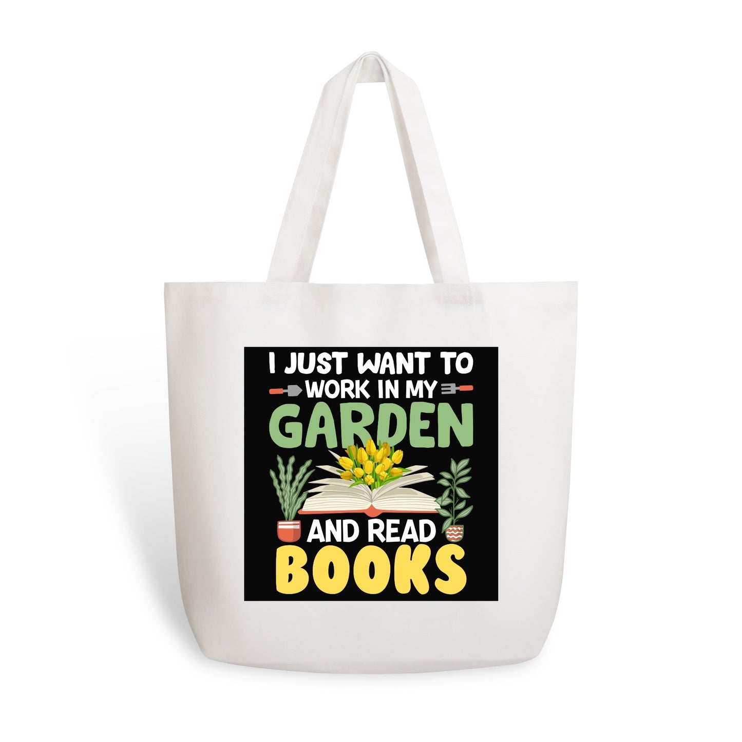 Gardening Fun | 100% Cotton Tote Bag (Single-sided Print)