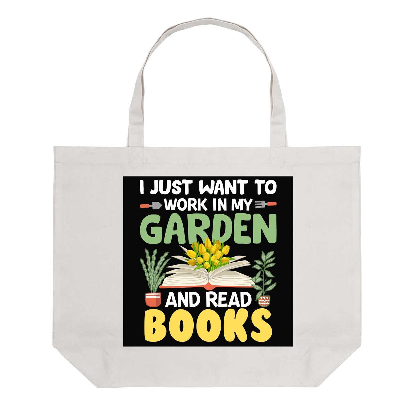 Gardening Fun | 100% Cotton Tote Bag (Single-sided Print)