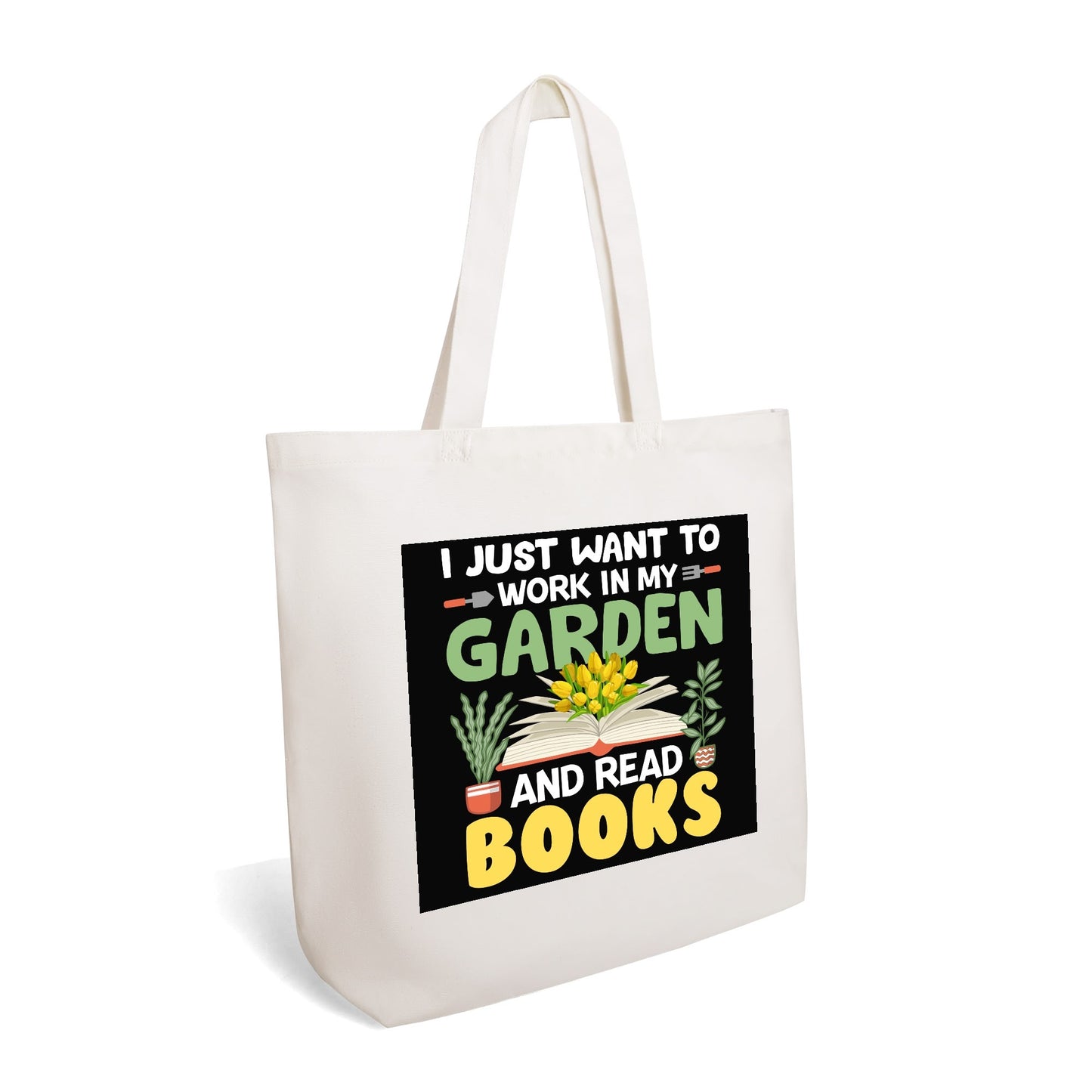 Gardening Fun | 100% Cotton Tote Bag (Single-sided Print)