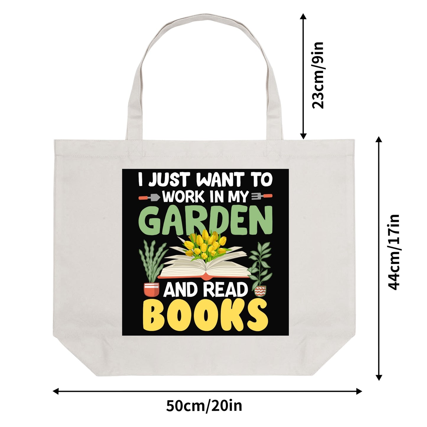 Gardening Fun | 100% Cotton Tote Bag (Single-sided Print)