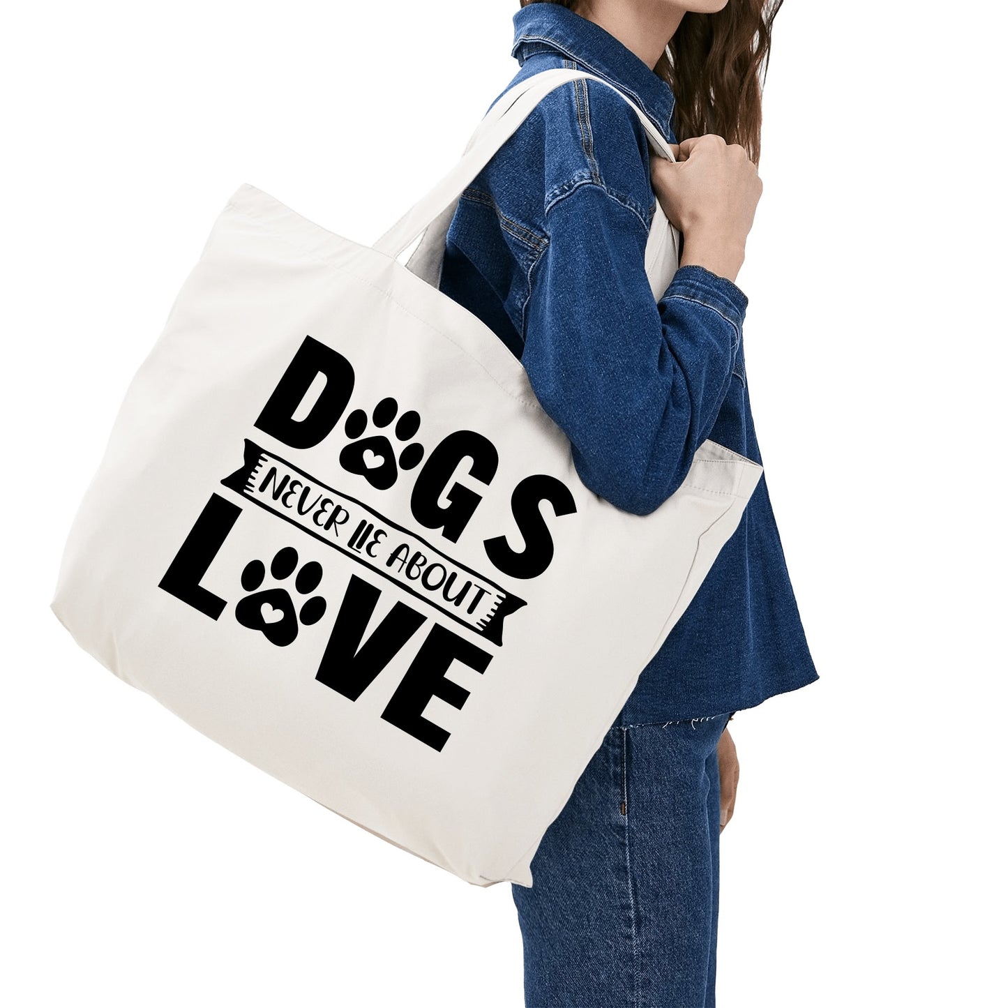 Dogs and Cats | 100% Cotton Tote Bag (Single-sided Print)