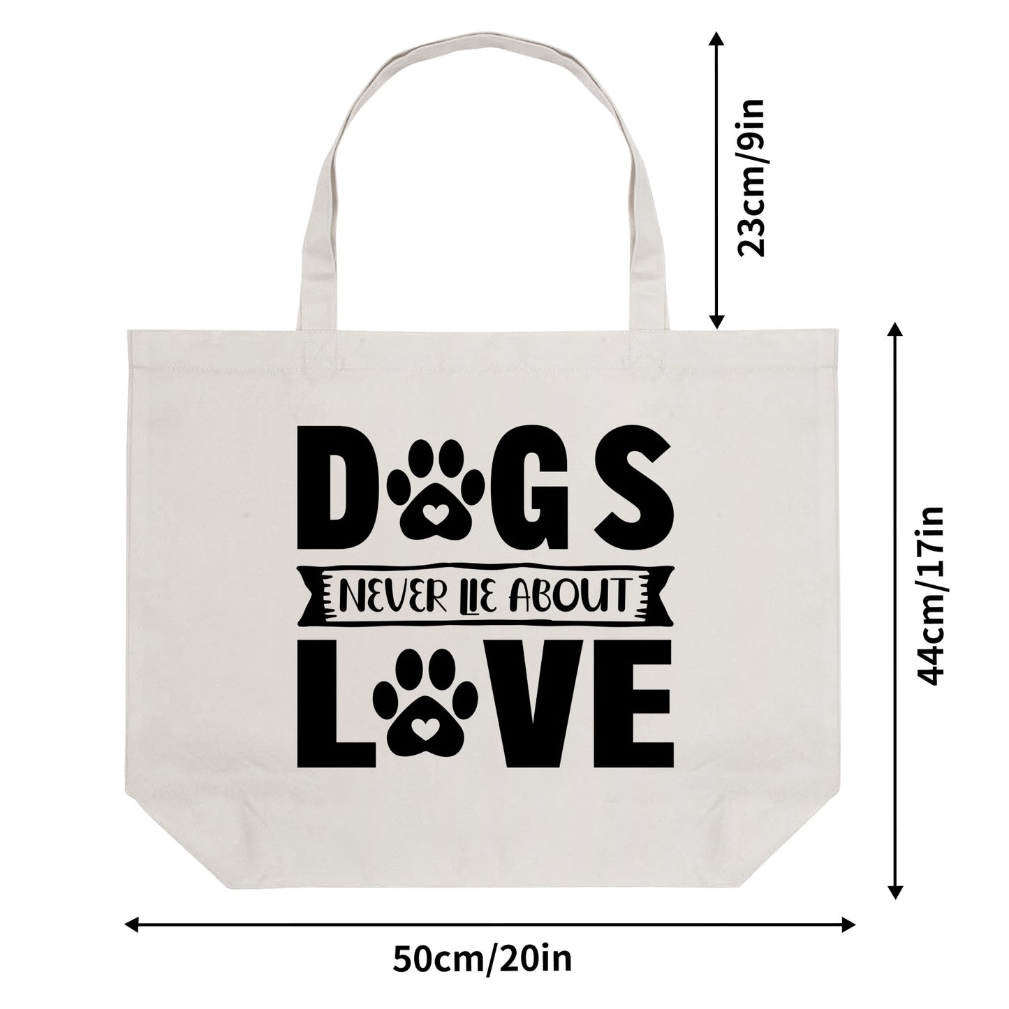 Dogs and Cats | 100% Cotton Tote Bag (Single-sided Print)