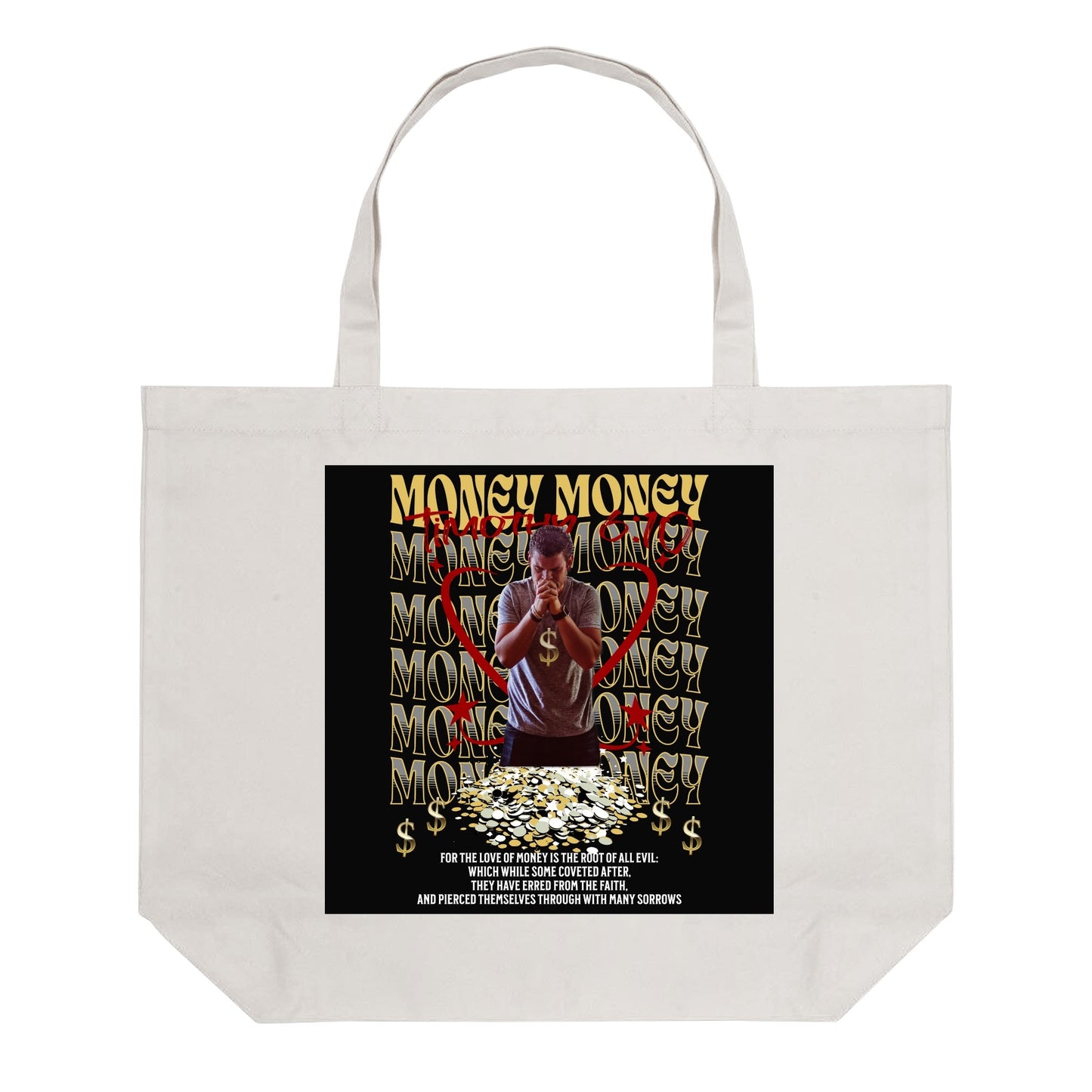 Scripture Totes | 100% Cotton Tote Bag (Single-sided Print)