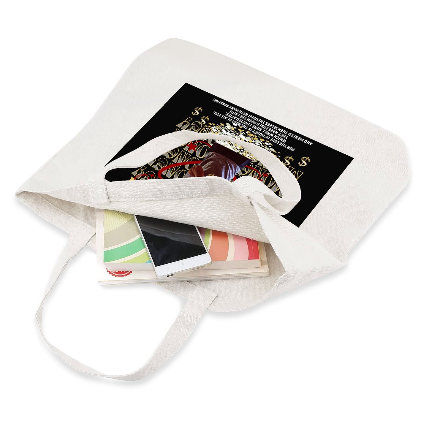 Scripture Totes | 100% Cotton Tote Bag (Single-sided Print)