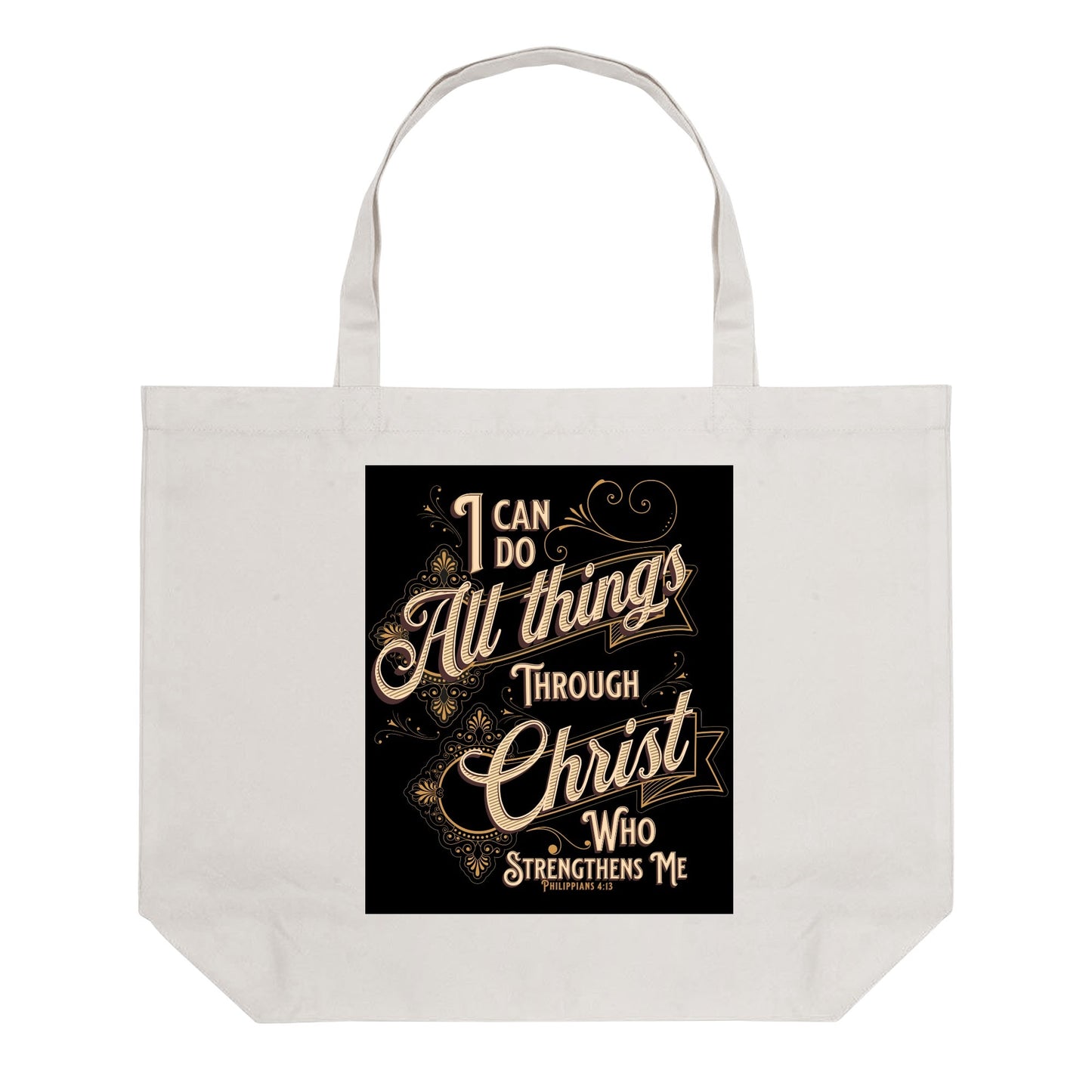 Scripture Totes | 100% Cotton Tote Bag (Single-sided Print)