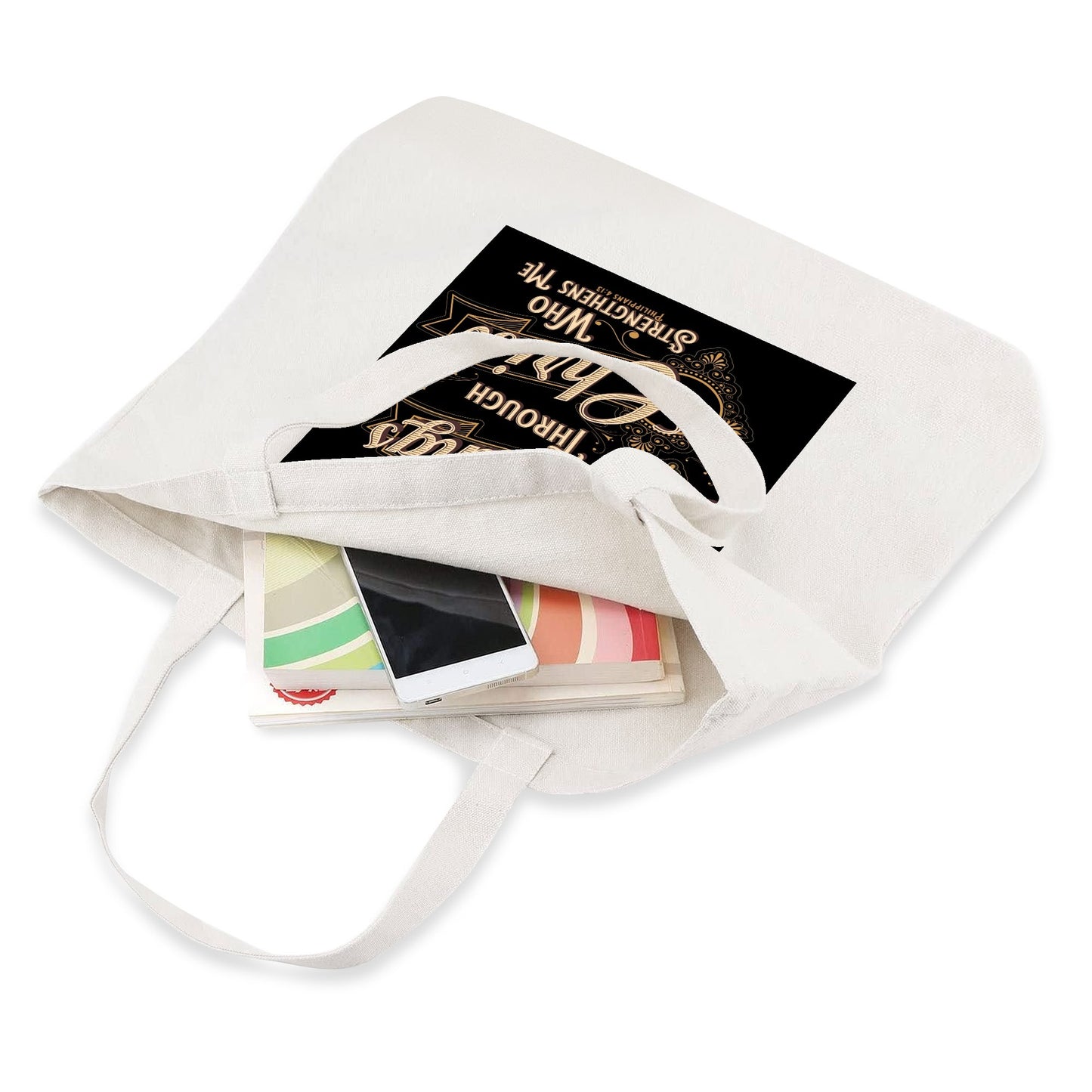 Scripture Totes | 100% Cotton Tote Bag (Single-sided Print)