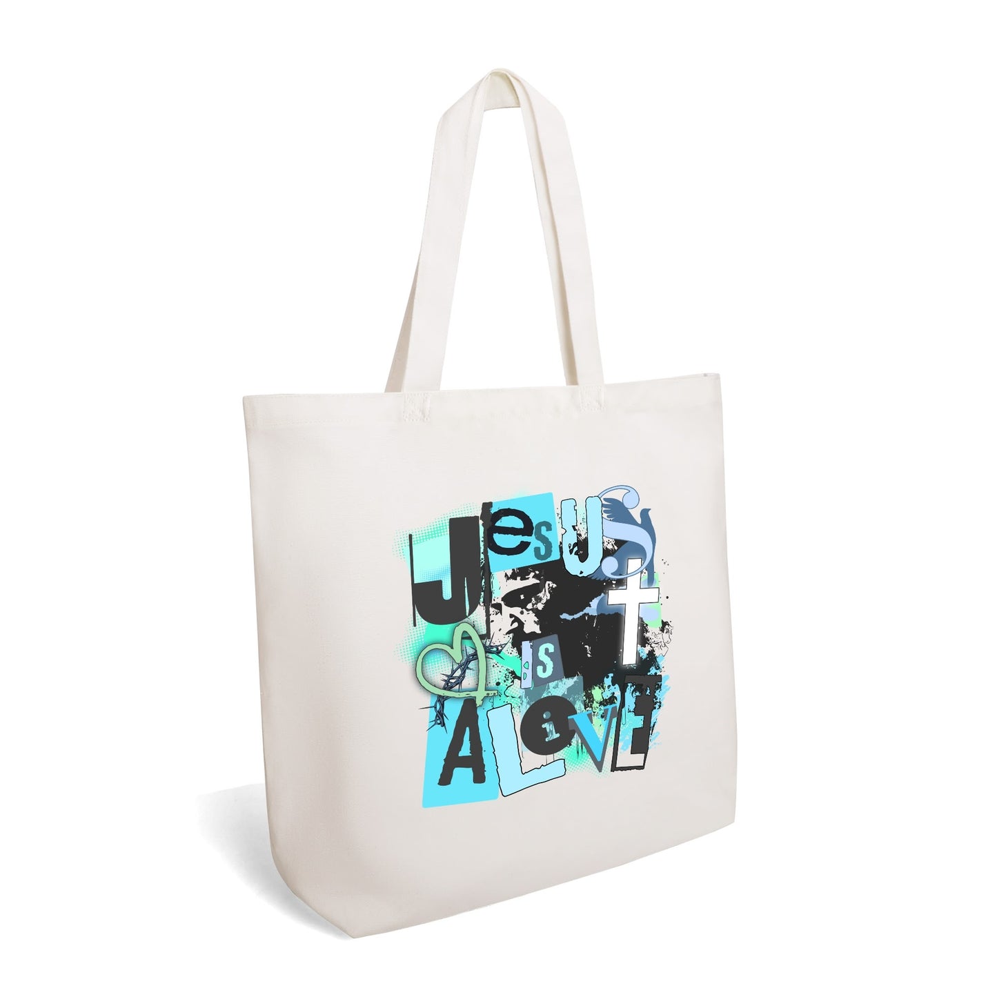 Christian Life | 100% Cotton Tote Bag (Single-sided Print)