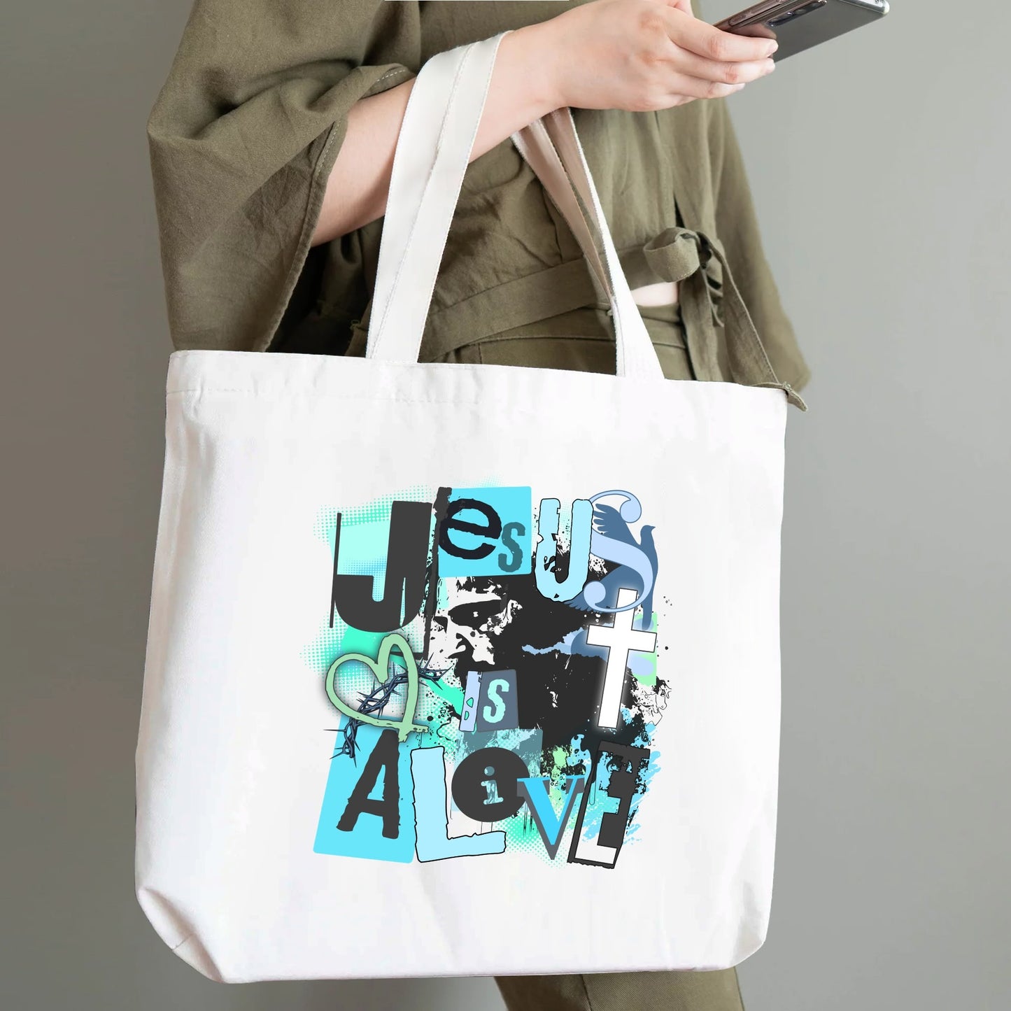 Christian Life | 100% Cotton Tote Bag (Single-sided Print)