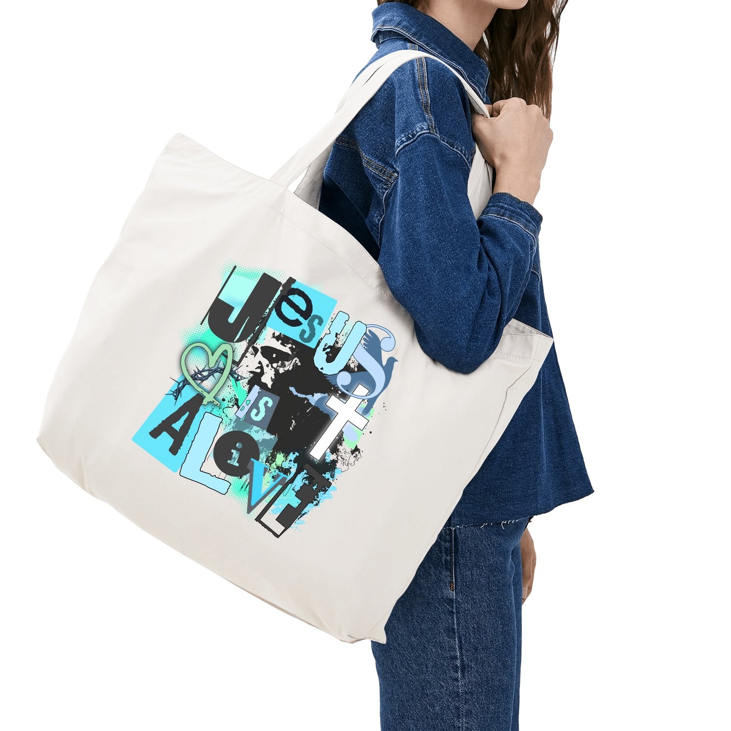 Christian Life | 100% Cotton Tote Bag (Single-sided Print)