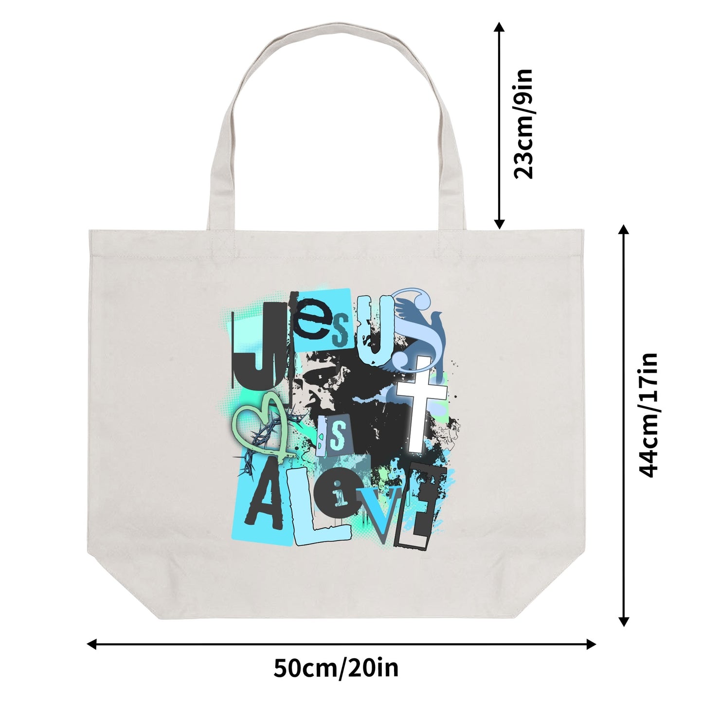 Christian Life | 100% Cotton Tote Bag (Single-sided Print)
