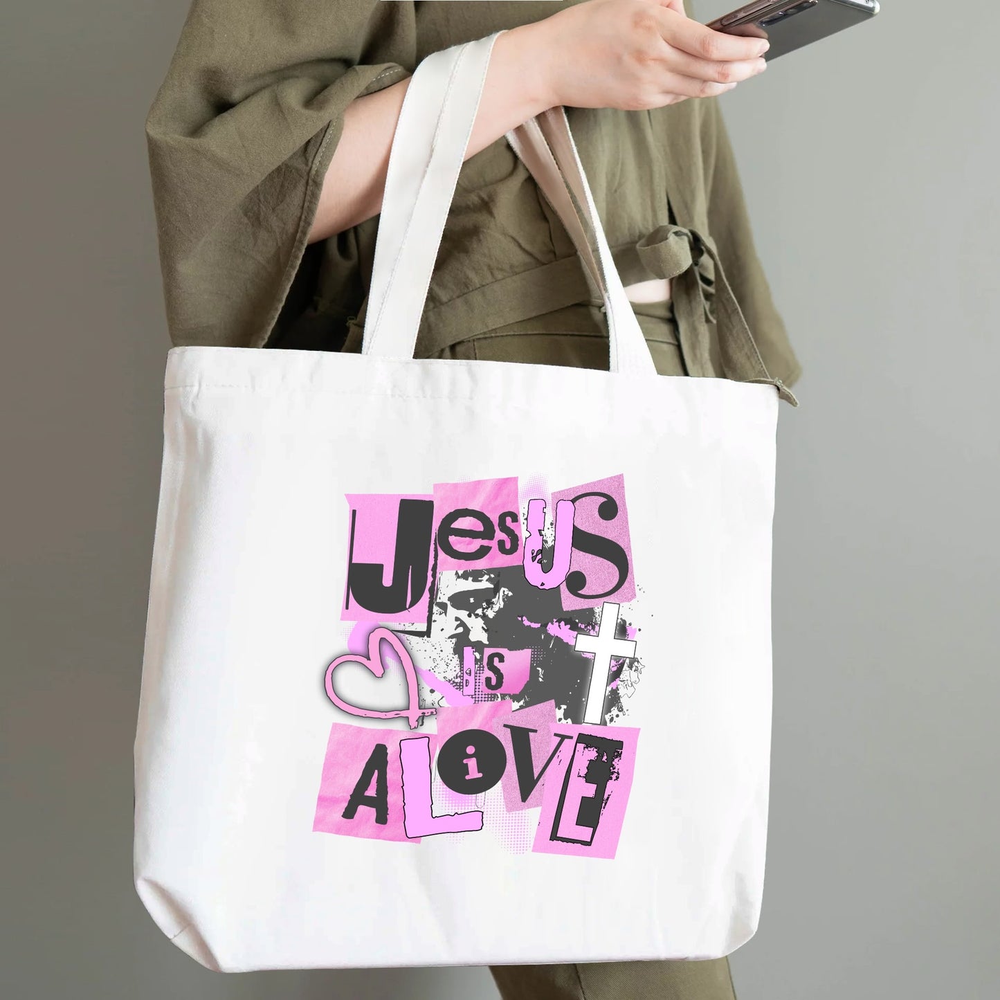 Christian Life | 100% Cotton Tote Bag (Single-sided Print)