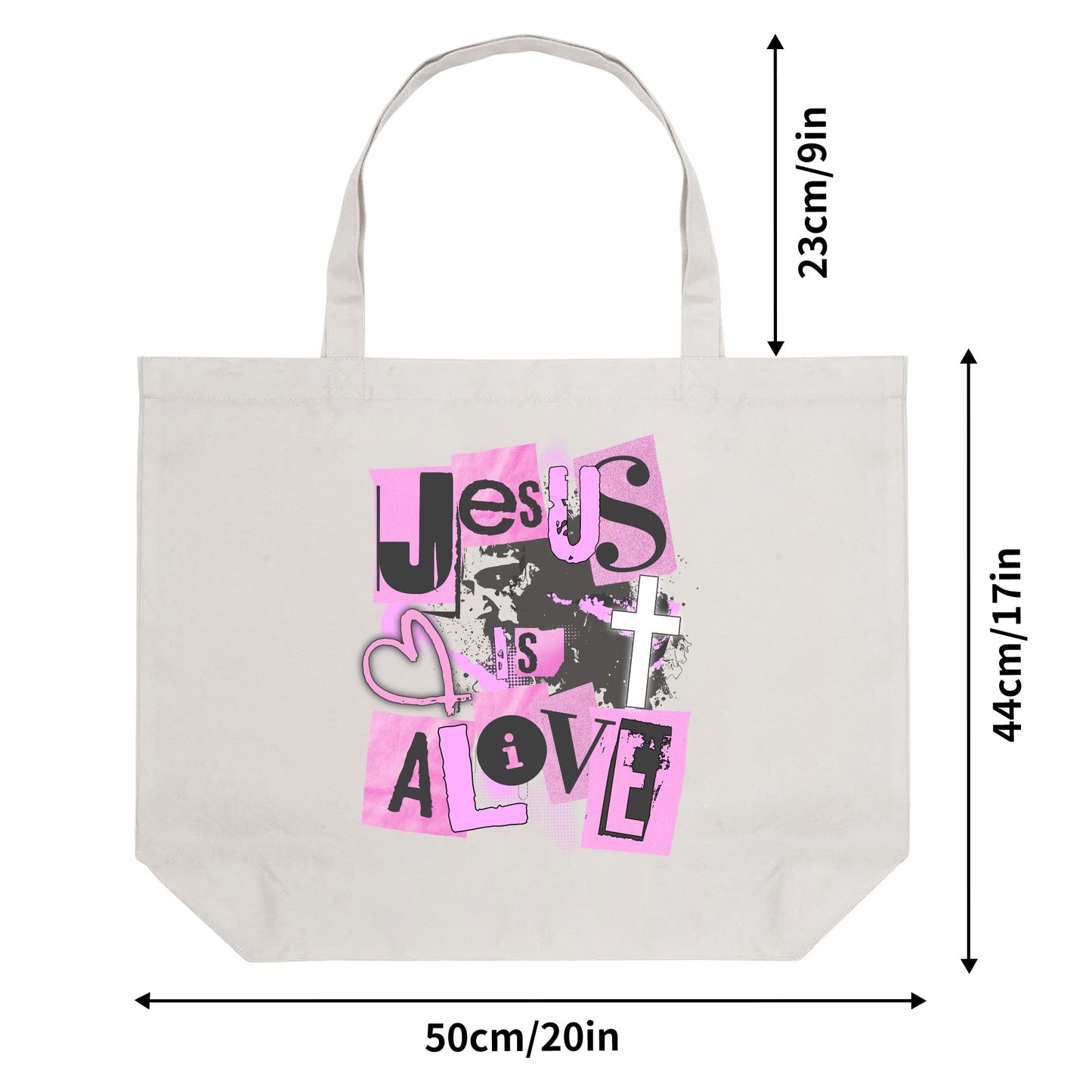Christian Life | 100% Cotton Tote Bag (Single-sided Print)