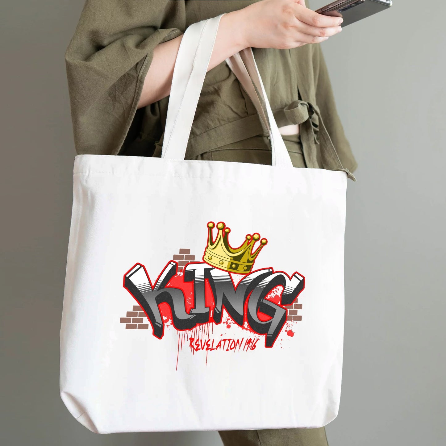 Scripture Totes | 100% Cotton Tote Bag (Single-sided Print)