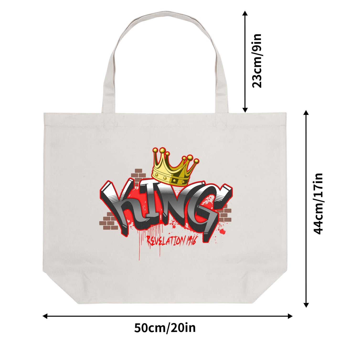 Scripture Totes | 100% Cotton Tote Bag (Single-sided Print)