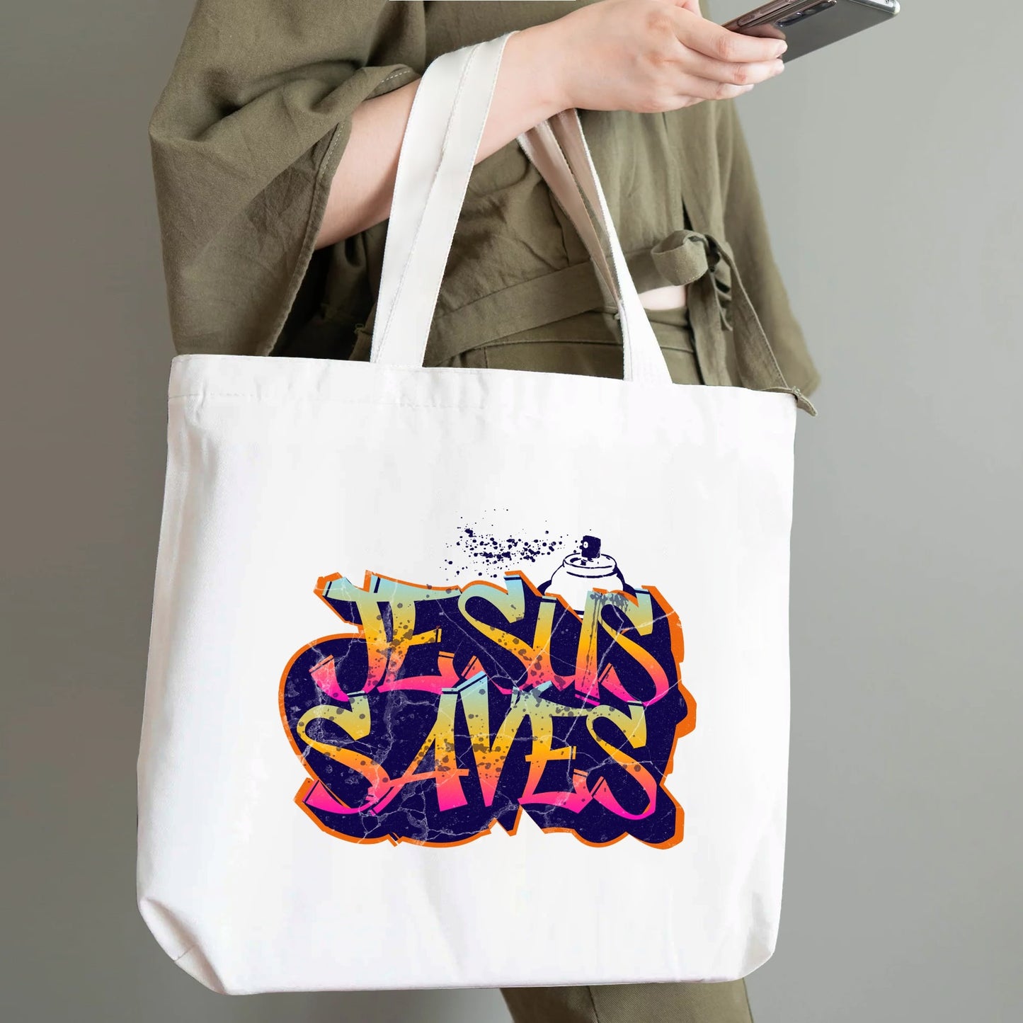 Christian Life | 100% Cotton Tote Bag (Single-sided Print)