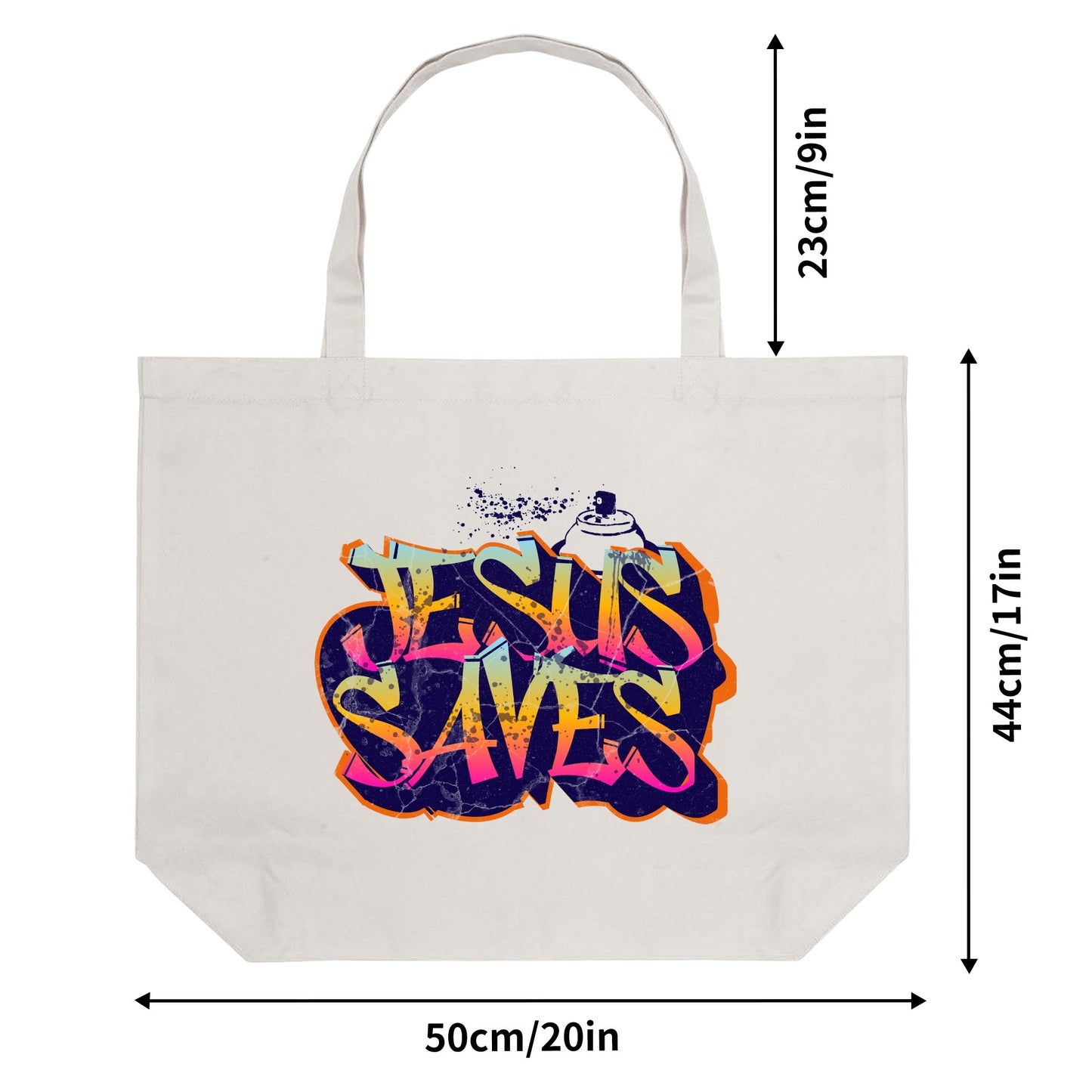 Christian Life | 100% Cotton Tote Bag (Single-sided Print)